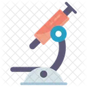 Laboratory Medical Microscope Icon