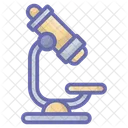 Research Microscope Lab Tool Icon