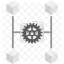 Micro Service Coordination Icon