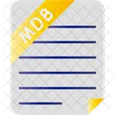 Microsoft Access Database File File Type Icon