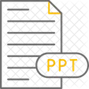 Legado De Apresentacao Do Microsoft Powerpoint Ícone