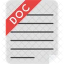 Microsoft Word Document Legacy File File Type Icône