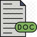 Microsoft Word Document Legacy File File Type Icon