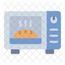 Microwave Steam Heat Icon