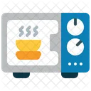 Microwave Micro Cook Electric Oven Icon