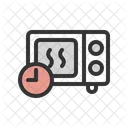 Microwave Time Clock Icon