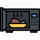Microwave Oven Chicken Icon
