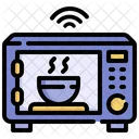 Microwave Internet Of Things Technology Icon