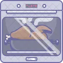 Microwave Oven Bake Icon