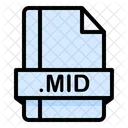 Mid File File Extension Icon