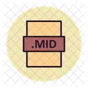 File Type Mid File Format Icon