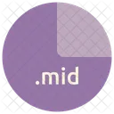 Mid File Format Icon