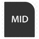 Mid File Extension Icon