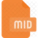 Mid Midi Audio Icon