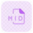 Mid File Audio File Audio Format Icon