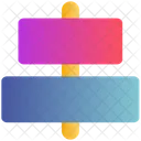 Sign Align Alignment Icon