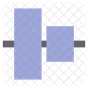 Middle Alignment  Icon