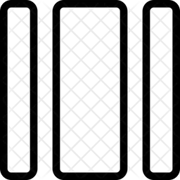 Middle Column Grid  Icon