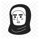 People In Hijabs Similars Mono Icon