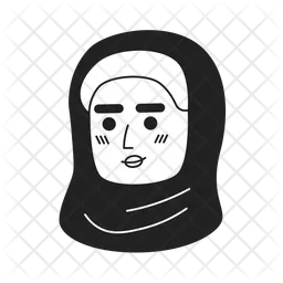 Middle eastern woman modest  Icon