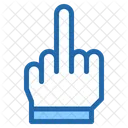 Middle Finger Hand Hands And Gestures Icon