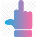 Middle Finger Hand Gesture Icon