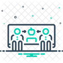 Middle Center Interstitial Icon