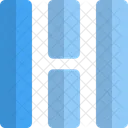 Middle vertical grid  Icône