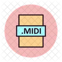 File Type Midi File Format アイコン