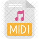 Midi Format Midi File Icon