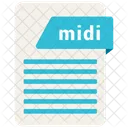 Midi Format Document Icon