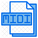 Midi File File Type Icon