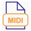 Midi File File Format Icon
