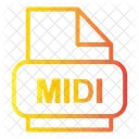 Midi File Midi Type Icon