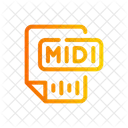 Midi File Music Format Icon