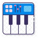 MIDI Keyboard DJ Keyboard Symbol