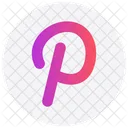 Midias Sociais Pinterest Redes Sociais Ícone