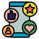 Mídia social  Icon