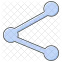 Icone De Cor Linear De Midia Social Icon