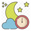 Midnight Night Evening Icon