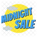 Midnight Discount Promotion Icon