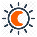 Midnight Sun Sun Sky Icon
