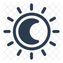 Midnight Sun Sun Sky Icon