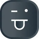Funky Gracioso Cara Icono
