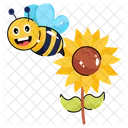 Abeja Dulce Saludable Icono