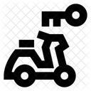Miete Schlussel Fahrzeug Symbol