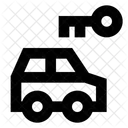 Miete Schlussel Fahrzeug Symbol