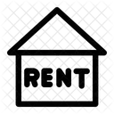 Miete Haus Wohnung Symbol