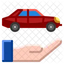 Auto Fahrzeug Miete Symbol