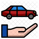 Auto Fahrzeug Miete Symbol